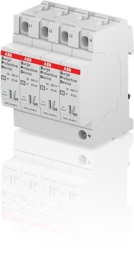  Устройство защиты от импульсных перенапр. (УЗИП) OVR T2 4L 40-440 P QS ABB 2CTB803873R5100 
