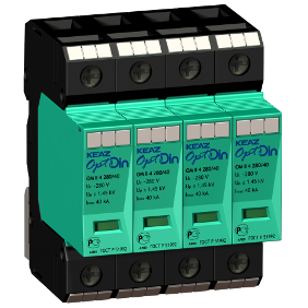  Ограничитель импульсных перенапряжений (УЗИП) OptiDin OM II 4 280/40/S КЭАЗ 114307 