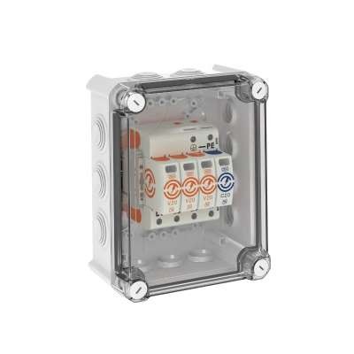  Комплект УЗИП V20-3+NPE в защитном корпусе (Класс II) 280В VG-V20-3+NPE-280 OBO 5095383 