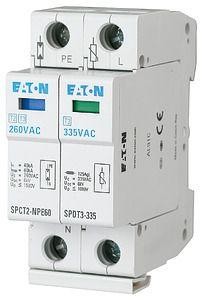  Комплект разрядников 335В 1+N класс D SPDT3-335-1+NPE EATON 170487 