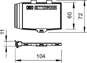  Держатель магнитной карты PCS-H OBO 5091527 