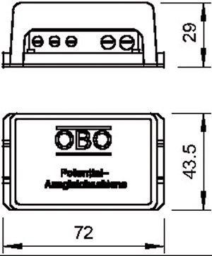  Шина уравнивания потенциалов 1809 BG OBO 5015502 