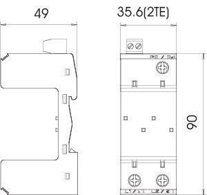 Основание УЗИП 1+NPE MB 1+NPE+FS OBO 5096651 