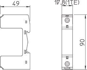  Основание УЗИП 1 пол. MB 1 OBO 5096648 