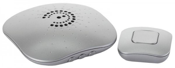  Звонок беспроводной BIONIC Silver ЭРА Б0017749 