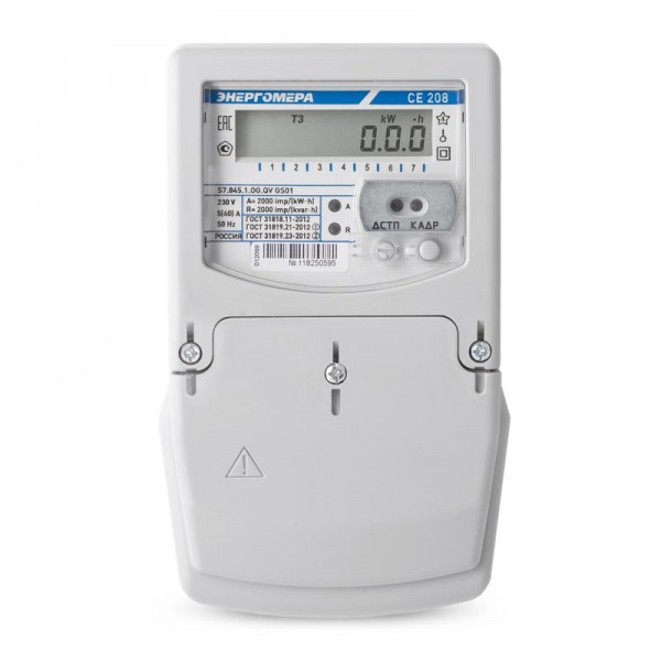  Счетчик CE208 S7.845.1.OR1.QV LR01 IEC Энергомера 101002008012509 