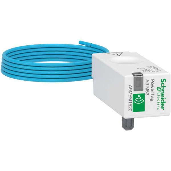  Датчик беспроводной ACTI9 POWERTAG 63А 1P + нейтральный привод S SchE A9MEM1520 