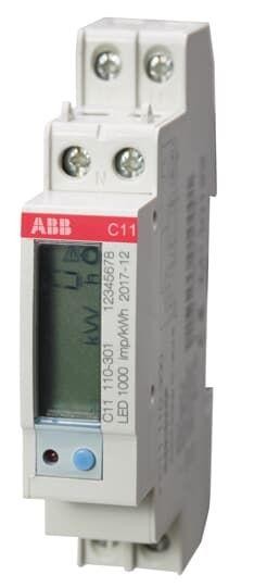  Счетчик 1ф активной энергии 1тариф. 1класс точн. 5(40)А ABB 2CMA103572R1000 