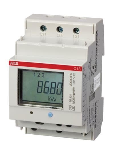  Счетчик 3ф активной энергии 4-пров 1тариф. 1класс точн. 5(40)А ABB 2CMA103575R1000 