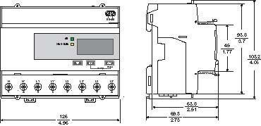  Счетчик электроэнергии iEM3210 SchE A9MEM3210R 