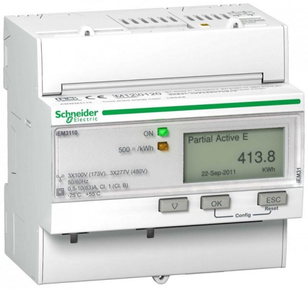  Счетчик электроэнергии iEM3110 SchE A9MEM3110R 