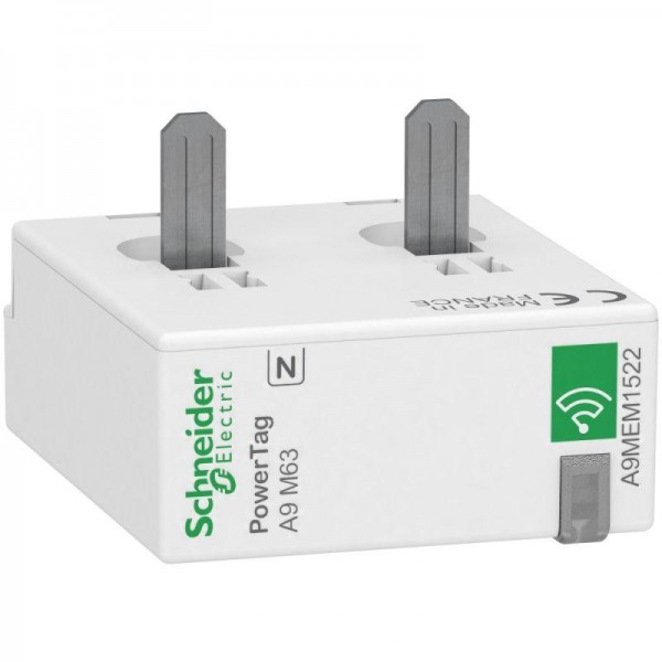  Датчик беспроводной ACTI9 POWERTAG 63А 1P+N / 2P ниже аппарата SchE A9MEM1522 