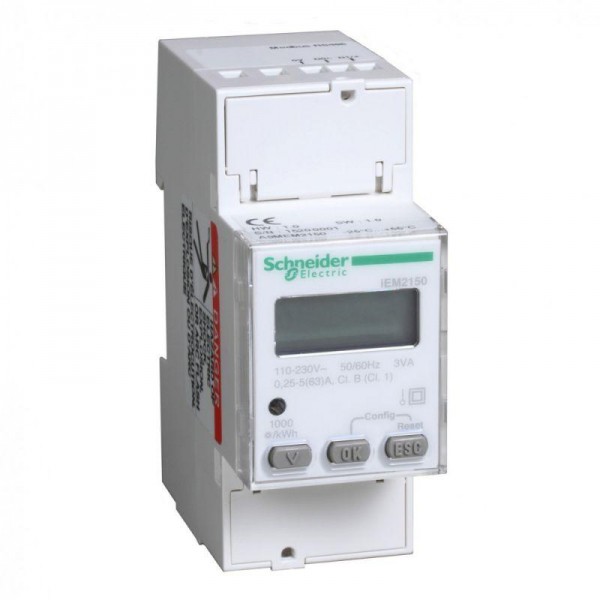  Счетчик 1ф iEM2150 63А 1 тариф RS-485 SchE A9MEM2150 