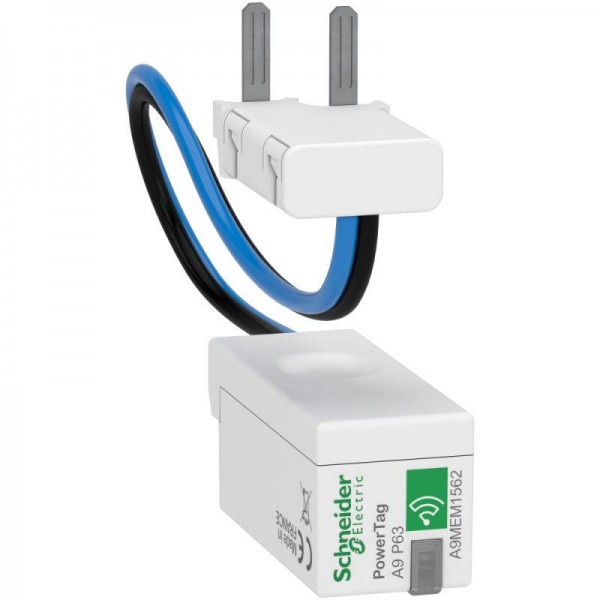  Датчик беспроводной ACTI9 POWERTAG 63А DPN 1P+N / 2P ниже аппарата =S= SchE A9MEM1562 