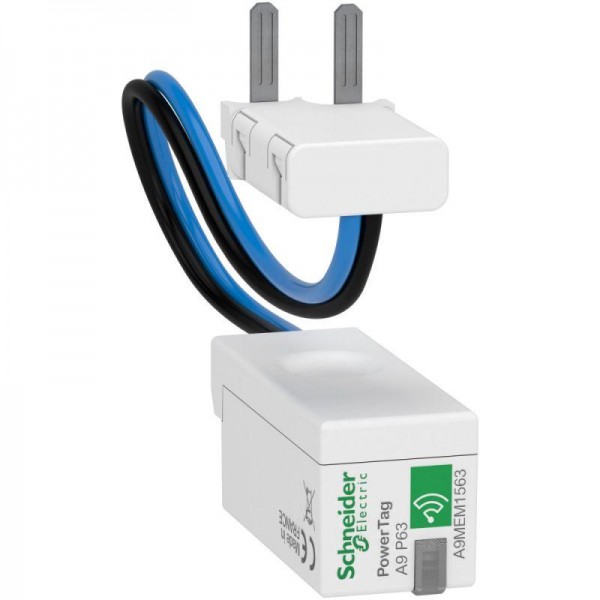  Датчик беспроводной ACTI9 POWERTAG 63А RCBO 1P+N / 2P ниже аппарата =S= SchE A9MEM1563 