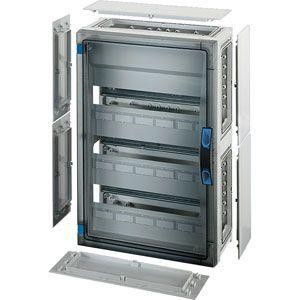  Корпус пластиковый 546х366х186 N+PE ручное запирание сер. с прозр. дверью FP 1418 HENSEL 68000161 