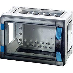  Корпус пластиковый 180х270х186 ручное запирание сер. с прозр. дверью FP 0140 HENSEL 68000294 