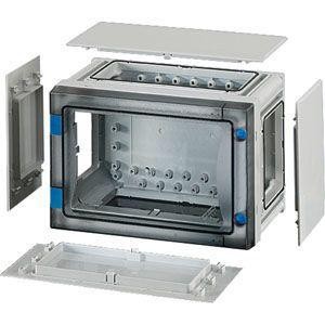  Корпус пластиковый 186х276х163 открывание инструментом сер. с прозр. дверью FP 0101 HENSEL 68000205 