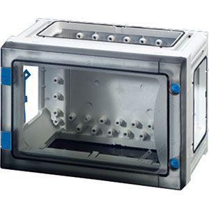  Корпус пластиковый 180х270х163 открывание инструментом сер. с прозр. дверью FP 0100 HENSEL 68000197 