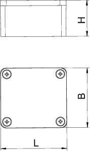  Коробка распределительная 64х58х36мм ALU MX 060503 SGR OBO 2011304 