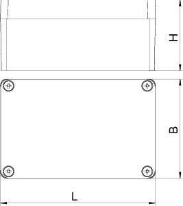  Коробка распределительная 125х80х57мм ALU MX 120805 SGR OBO 2011312 