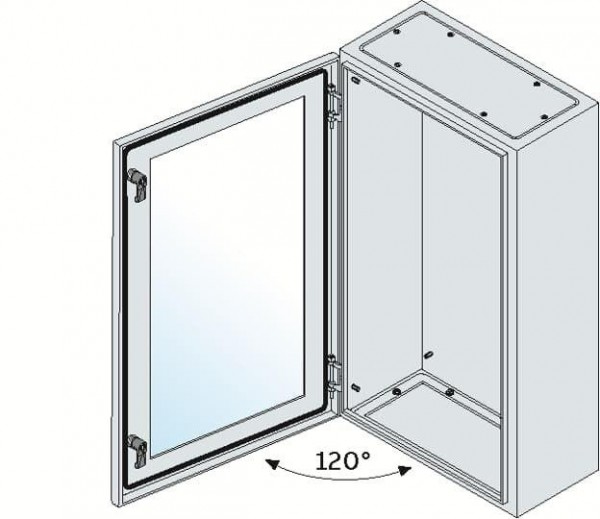  Корпус шкафа IP65 (дверь со стеклом) 600х400х250мм ABB SRN6425VK 