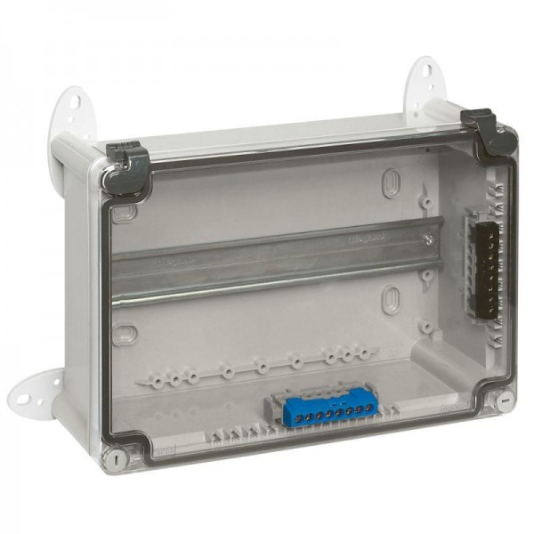  Коробка распределительная 155х110х74мм IP55 прозр. крышка Leg 035941 