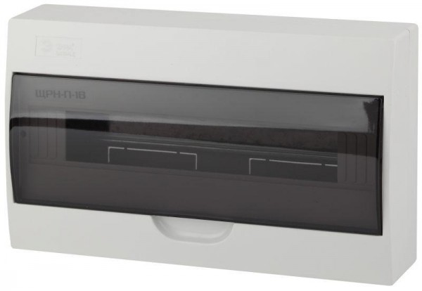  Бокс ЩРН-П-18 мод. навесной пластик IP41 SIMPLE NO-box_simple-plastic_18_surface ЭРА Б0041527 