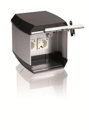  Бокс с разъемами в сборе CW050 2хSchuko ABB 2CMA177456R1000 
