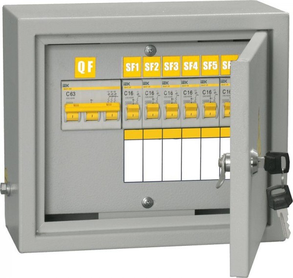  Щит ОЩВ-6/ОЩВ-3-63-6-0 (ВВ63А 6х16А) IP31 IEK MSM10-3N-06-31 