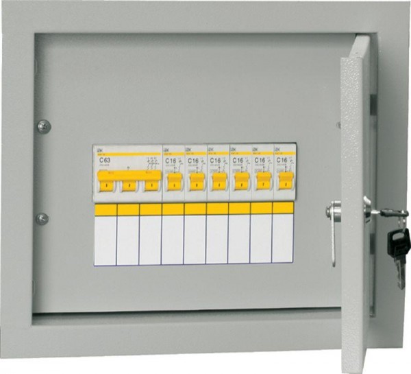  Щит УОЩВ-6/УОЩВ-3-63-6-0 (ВВ63А 6х16А) IP30 IEK MSM10-3V-06-31 