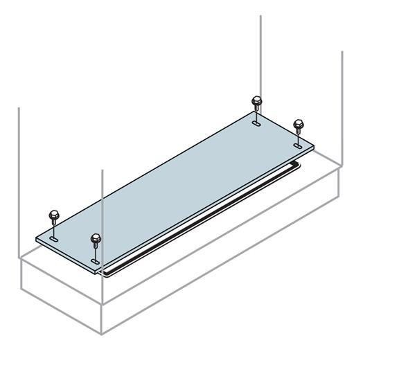  Фланец глухой Ш=800мм Г=100мм ABB EF2810 