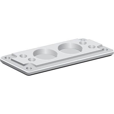  Фланец YMFMB10861SET II/C для руб. в пласт. боксе 2хM50 + 4хM20 ABB 1SCA022715R9090 