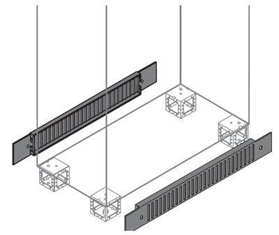  Фланец цоколя вент.100х1000мм (уп.2шт) ABB ZN0010 
