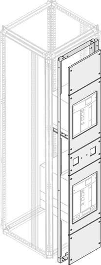  Панель на 2 щит. прибора 72х72 H=200 W=400мм ABB 1STQ009293A0000 