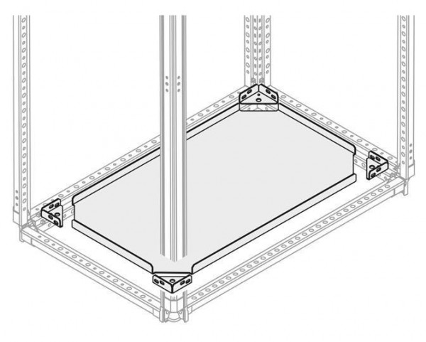  Панель нижняя без цоколя W=800мм D=700мм ABB 1STQ007194A0000 