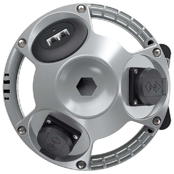  Комбинация розеток 3KRAFT 2хSCHUKO 16А230В и 2хRJ45 6Cat. IP44 черн./серебр. Mennekes 94354SI 