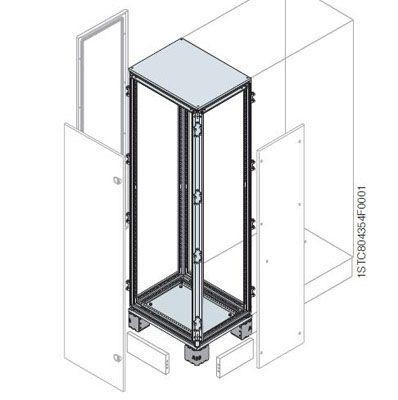  Каркас каб. секции 2200х300х1000мм ABB ER3012K 