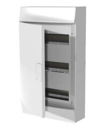  Бокс настенный Mistral41 36М непрозр. дверь (с клемм.) 3ряда ABB 1SPE007717F9974 