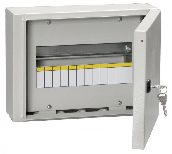  Корпус металлический ЩРн-12з-0 У2 IP54 ИЭК MKM11-N-12-54-Z 
