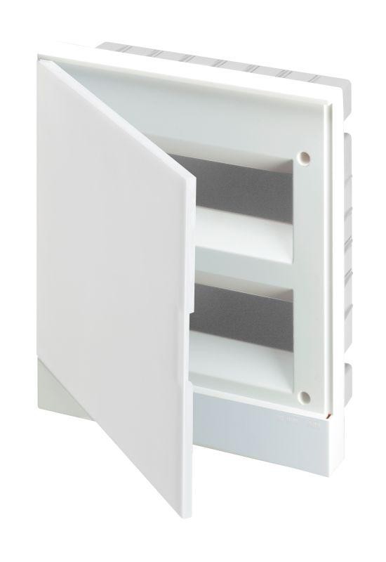  Бокс в нишу Basic E 24М бел. непрозр. дверь (с клемм) ABB 1SZR004002A1107 