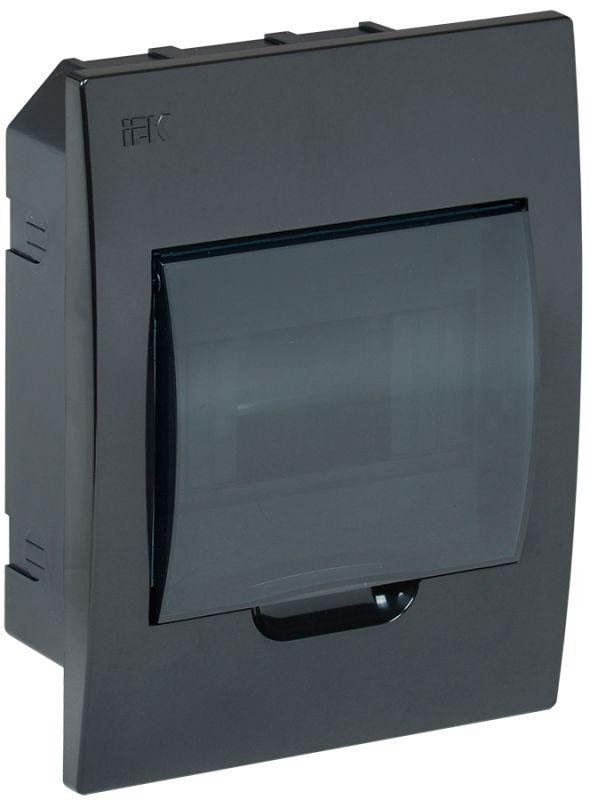  Корпус модульный пластиковый ЩРВ-П-6 IP41 встраив. черн. ИЭК MKP12-V-06-41-K02 