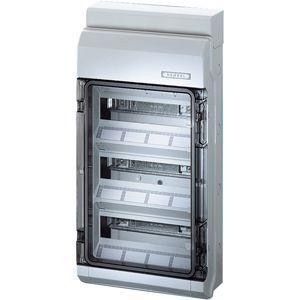  Бокс ОП IP65 для мод. автомат. 36мод. сер. с прозр. дверью KV 9336 HENSEL 6100004 