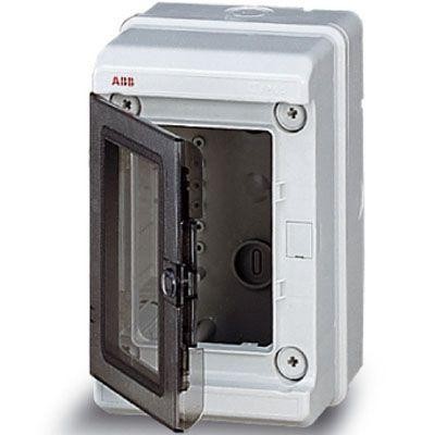  Бокс EUROPA IP65 140х220х140мм настен. сер. прозр. дверь ABB 12784 