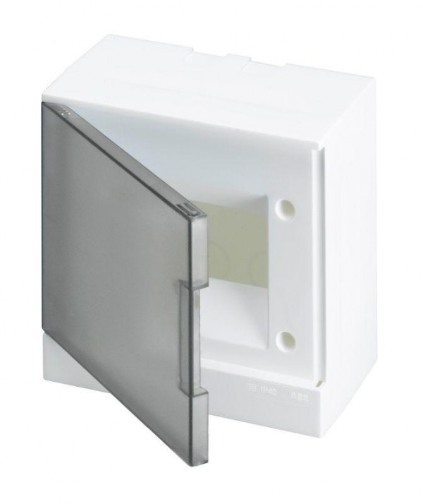  Бокс настенный Basic E 6М сер. прозр. дверь (с клемм) ABB 1SZR004002A2202 