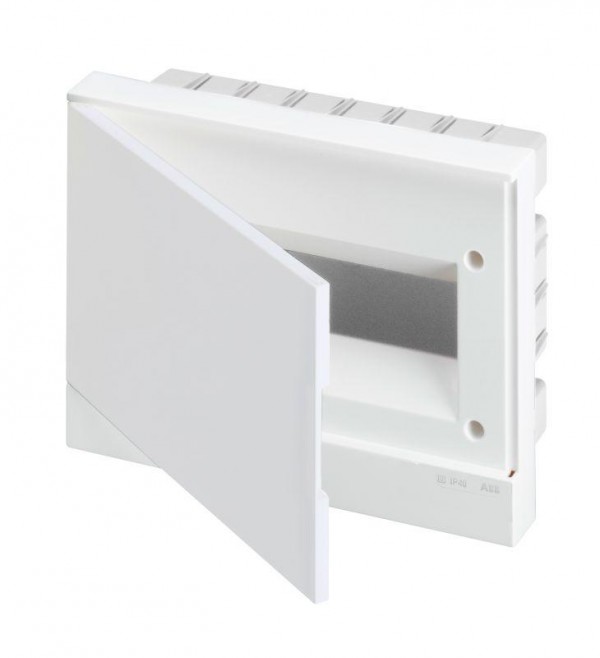  Бокс в нишу Basic E 12М бел. непрозр. дверь (с клемм) ABB 1SZR004002A1104 