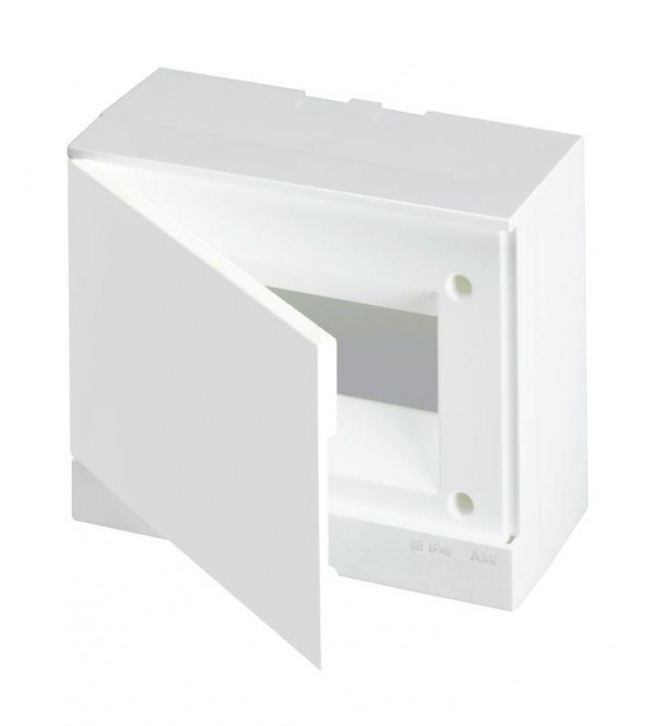  Бокс настенный Basic E 8М бел. непрозр. дверь (с клемм) ABB 1SZR004002A2103 