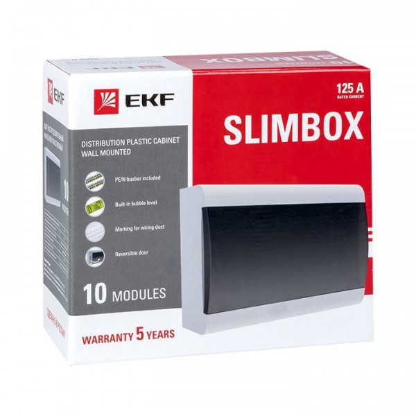  Щит ЩРН-П-10 "SlimBox" IP41 PROxima EKF sb-n-10 