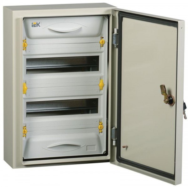  Корпус металлический ЩРн-24з-1 У2 IP54 PRO IEK MKM16-N-24-54-ZU 