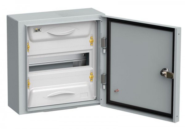  Корпус металлический ЩРн-12з-1 IP54 "UNIVERSAL" IEK MKM11-N-12-54-Z-U 